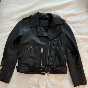 All Saints Balfern Leather Biker Jacket
